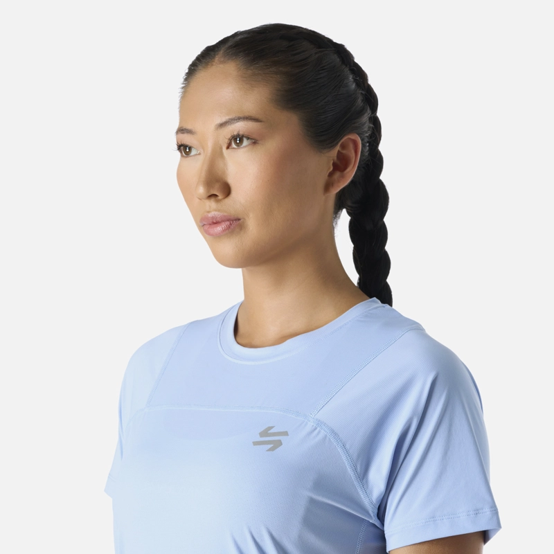POLERA MUJER BUILT TO MOVE T-SHIRT CELESTE VULCANO - 5