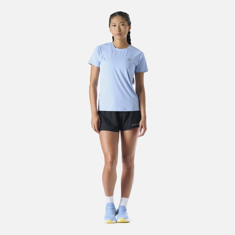 POLERA MUJER BUILT TO MOVE T-SHIRT CELESTE VULCANO - 7
