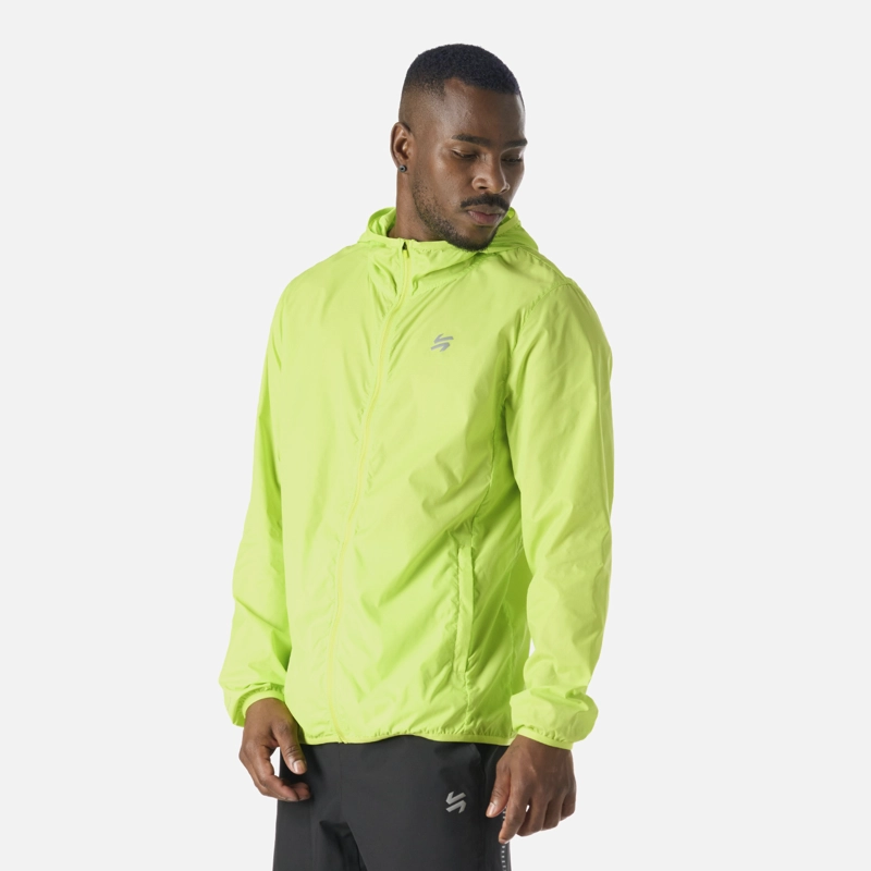 CHAQUETA HOMBRE BUILT TO MOVE WINDBREAKER JACKET VERDE LIMA VULCANO - 2