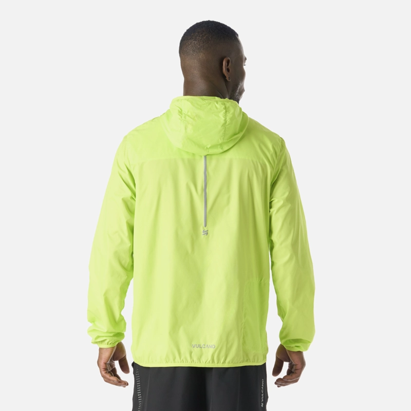 CHAQUETA HOMBRE BUILT TO MOVE WINDBREAKER JACKET VERDE LIMA VULCANO - 4
