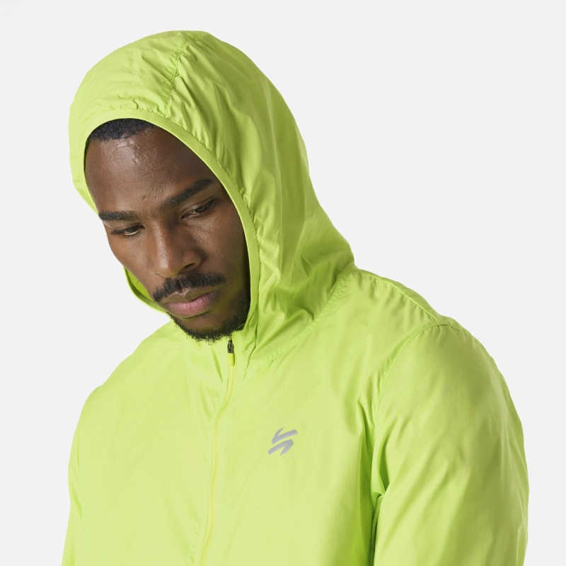 CHAQUETA HOMBRE BUILT TO MOVE WINDBREAKER JACKET VERDE LIMA VULCANO - 5