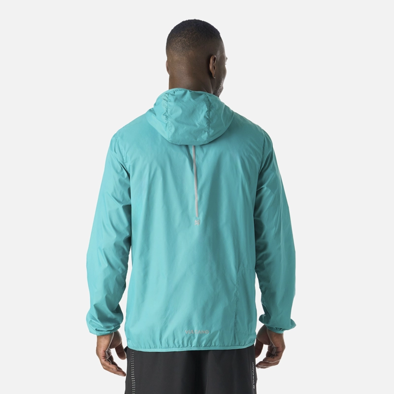 CHAQUETA HOMBRE BUILT TO MOVE WINDBREAKER JACKET TURQUESA VULCANO - 4