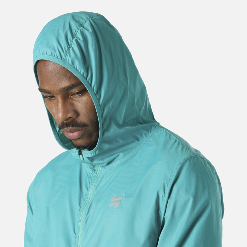 CHAQUETA HOMBRE BUILT TO MOVE WINDBREAKER JACKET TURQUESA VULCANO - 5