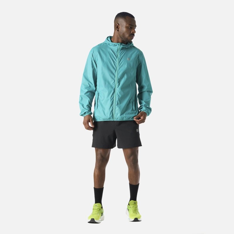 CHAQUETA HOMBRE BUILT TO MOVE WINDBREAKER JACKET TURQUESA VULCANO - 9