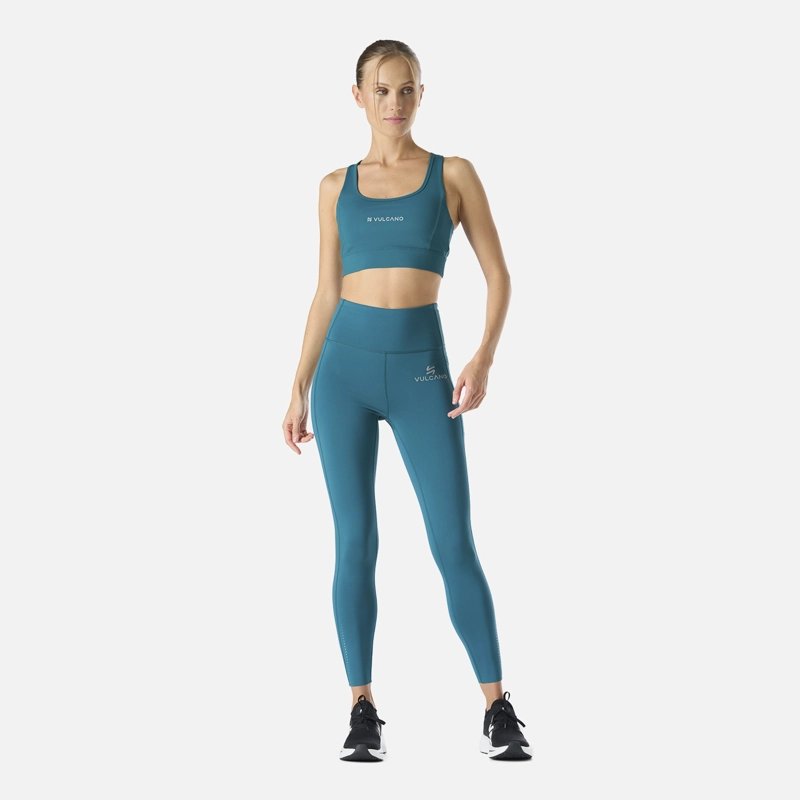 CALZA DEPORTIVA DE TIRO ALTO 7/8 MUJER BUILT TO MOVE - 8
