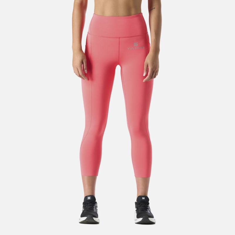 CALZA MUJER BUILT TO MOVE COMPRESSIVE 3/4 SUPER HIGH RISE LEGGINS CORAL VULCANO - 1