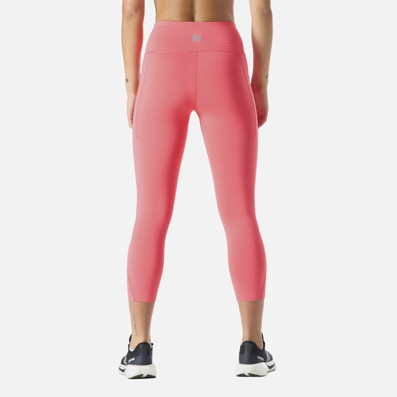 CALZA MUJER BUILT TO MOVE COMPRESSIVE 3/4 SUPER HIGH RISE LEGGINS CORAL VULCANO - 4