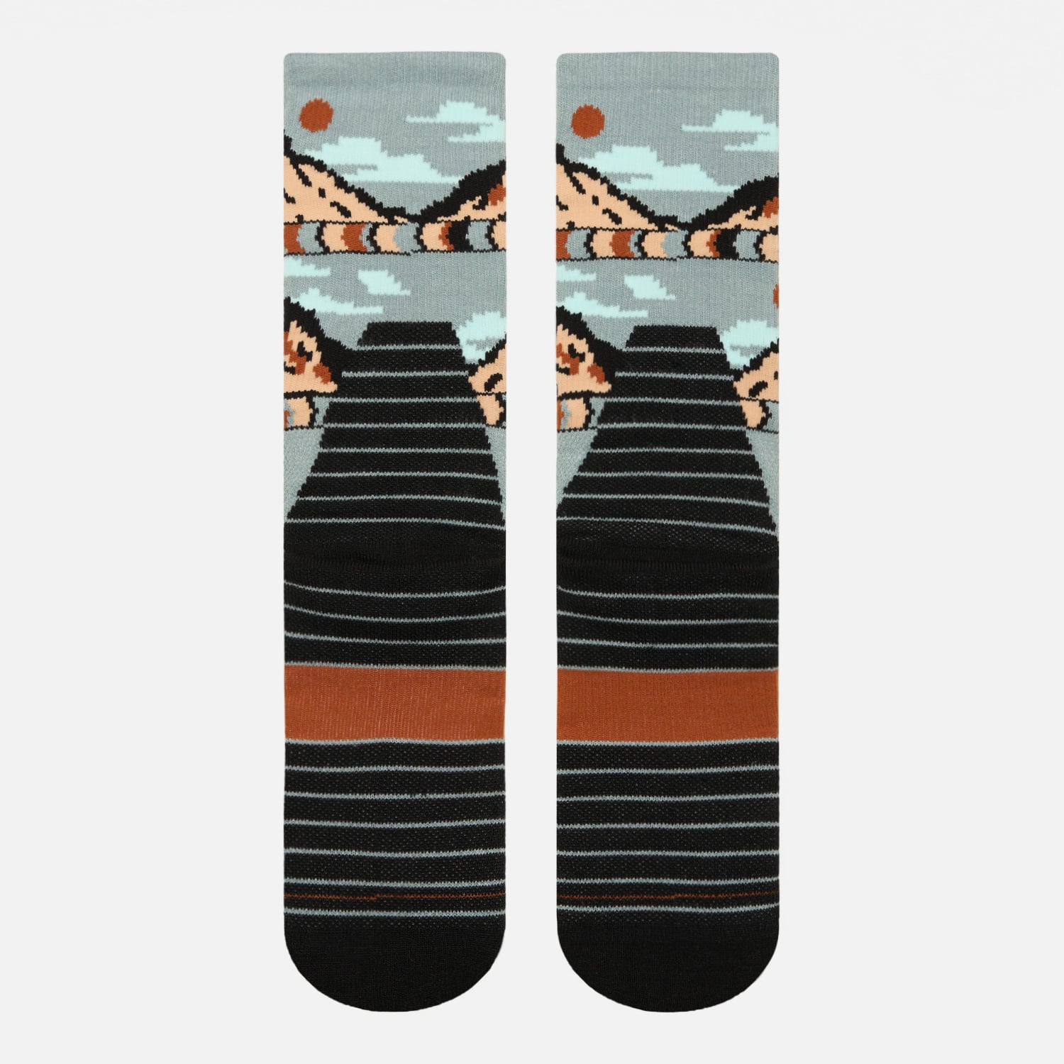 CALCETINES HOMBRE SENDERO VERDE CLARO HAKA HONU I25 - 3
