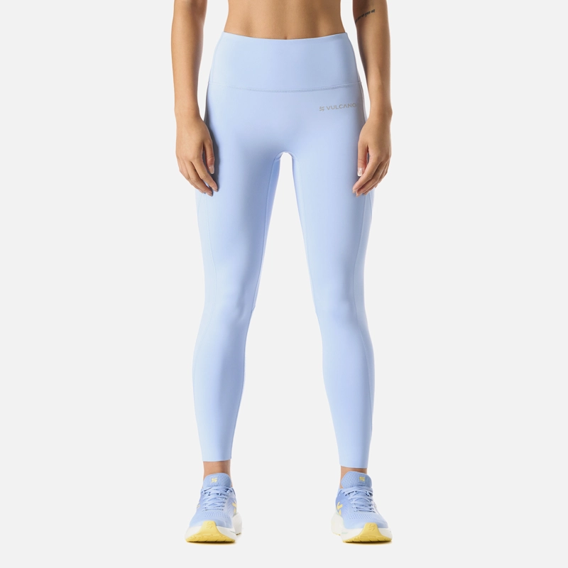 CALZA MUJER BUILT TO MOVE 7/8 HIGH RISE LEGGINS CELESTE VULCANO - 1