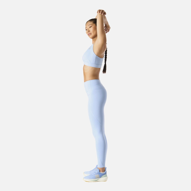 CALZA MUJER BUILT TO MOVE 7/8 HIGH RISE LEGGINS CELESTE VULCANO - 3