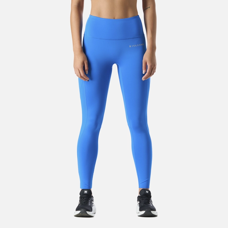 CALZA MUJER BUILT TO MOVE 7/8 HIGH RISE LEGGINS AZUL VULCANO - 1
