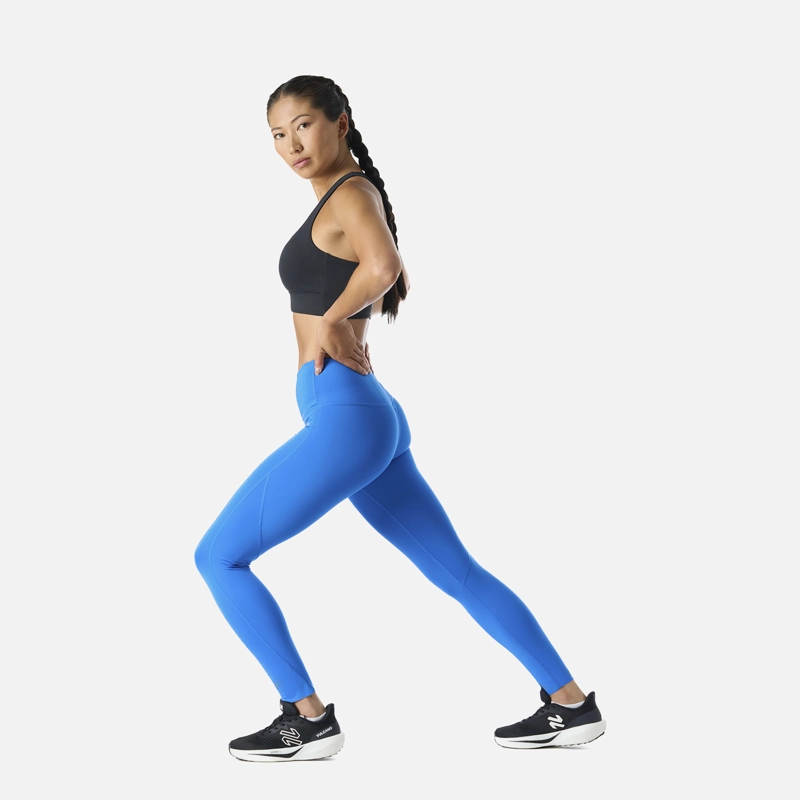 CALZA MUJER BUILT TO MOVE 7/8 HIGH RISE LEGGINS AZUL VULCANO - 3