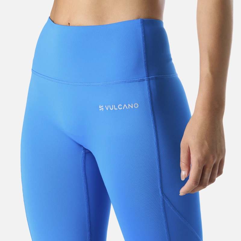 CALZA MUJER BUILT TO MOVE 7/8 HIGH RISE LEGGINS AZUL VULCANO - 5