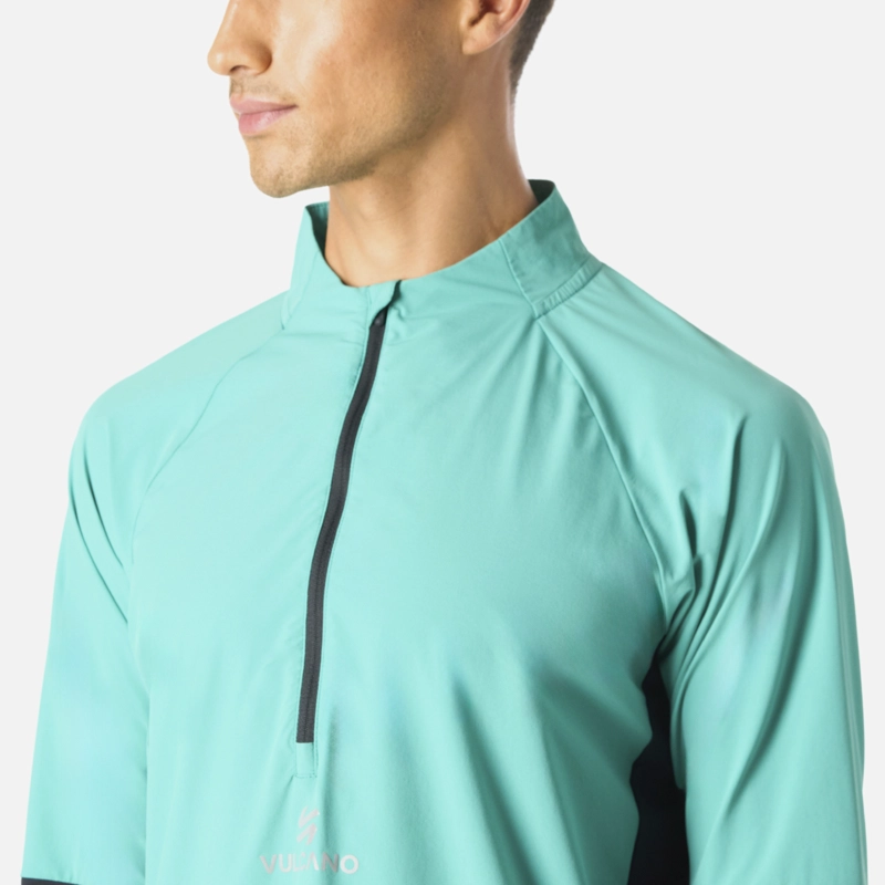 POLERON HOMBRE BUILT TO MOVE PRO 1/4 ZIP MIDLAYER TURQUESA VULCANO - 5