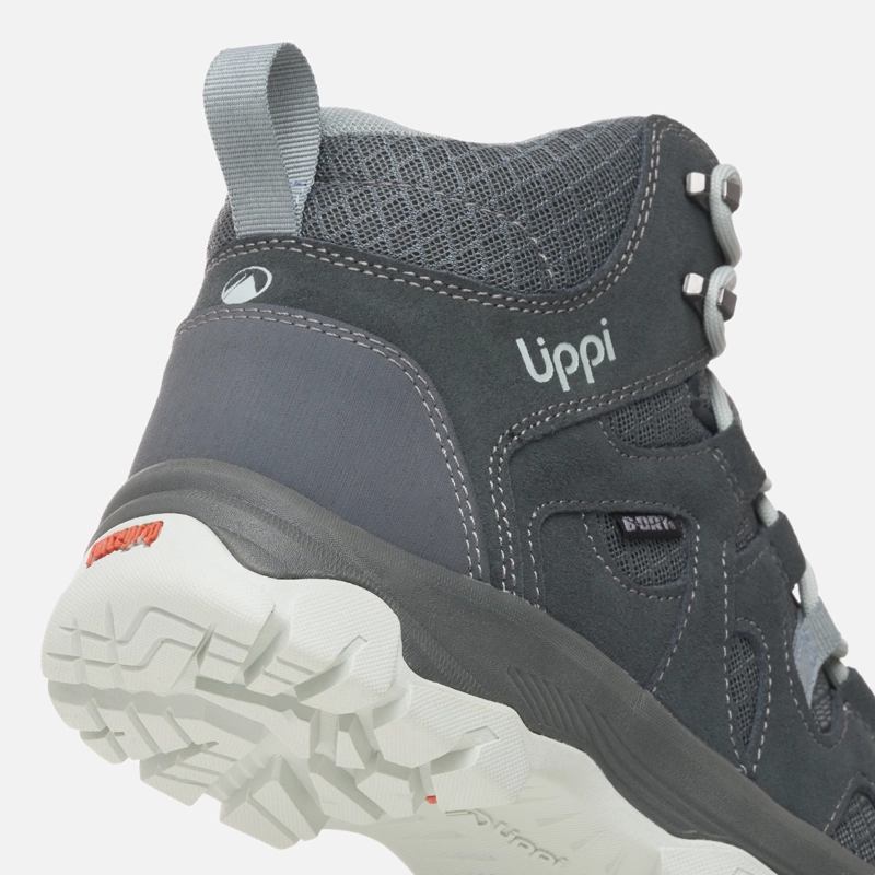 BOTIN MUJER TELLUS MID ACERO OSCURO LIPPI - 8
