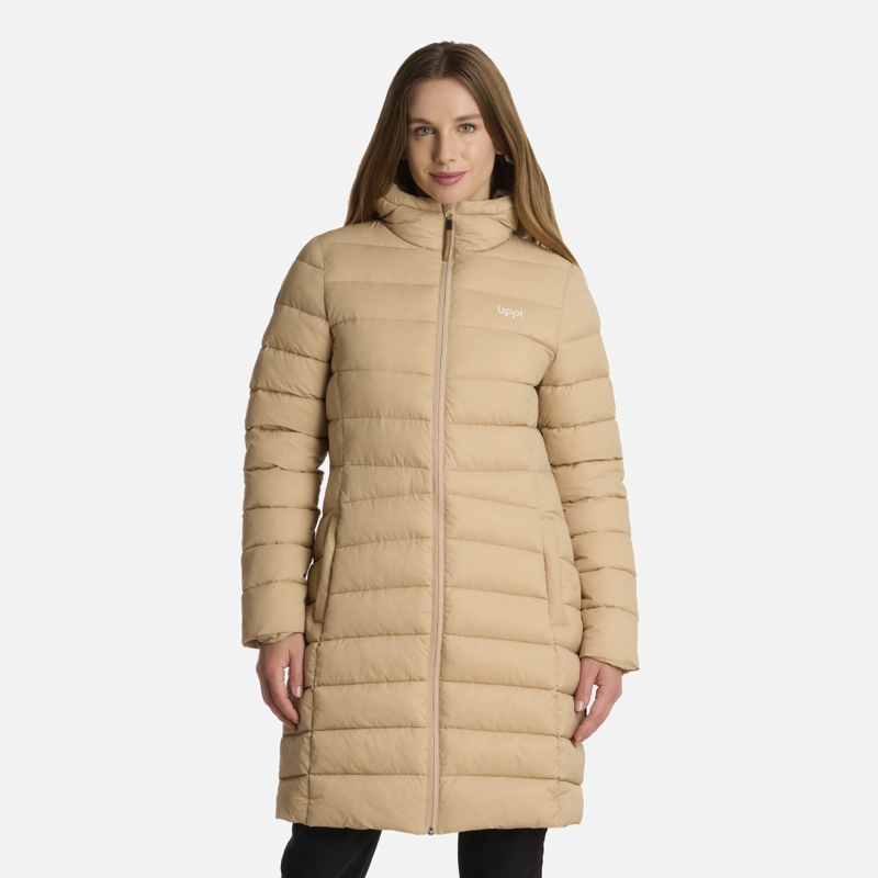 CHAQUETA MUJER WARM DAY STEAM-PRO HOODY CAQUI LIPPI I25 - 1