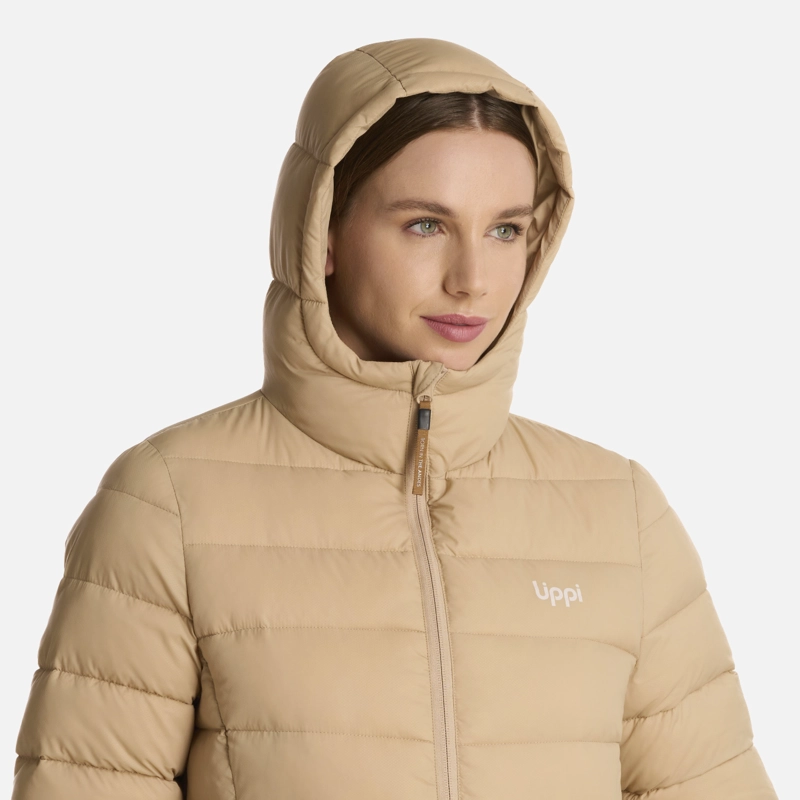 CHAQUETA MUJER WARM DAY STEAM-PRO HOODY CAQUI LIPPI I25 - 4