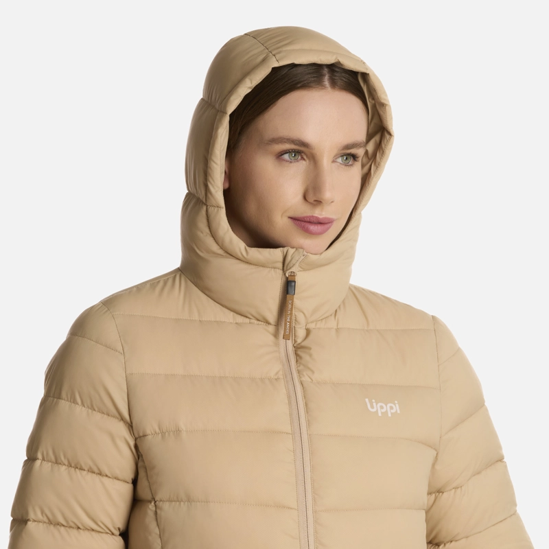 CHAQUETA MUJER WARM DAY STEAM-PRO HOODY CAQUI LIPPI I25 - 4