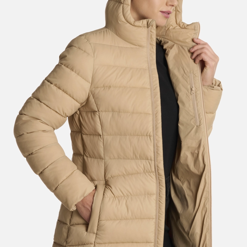 CHAQUETA MUJER WARM DAY STEAM-PRO HOODY CAQUI LIPPI I25 - 6