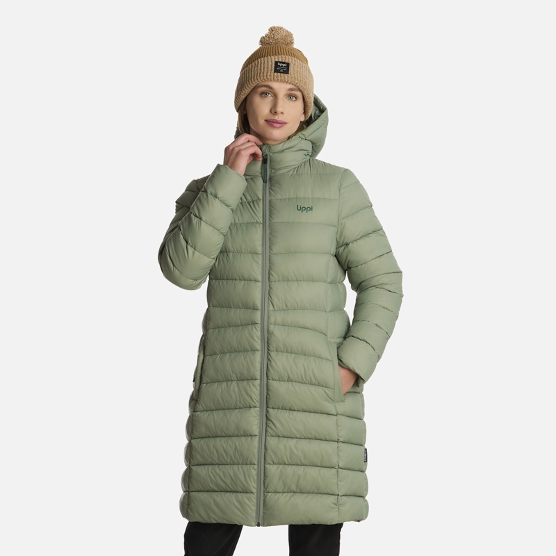 LIPPI CHAQUETA MUJER WARM DAY STEAM-PRO HOODY JACKET JADE OSCURO LIPPI