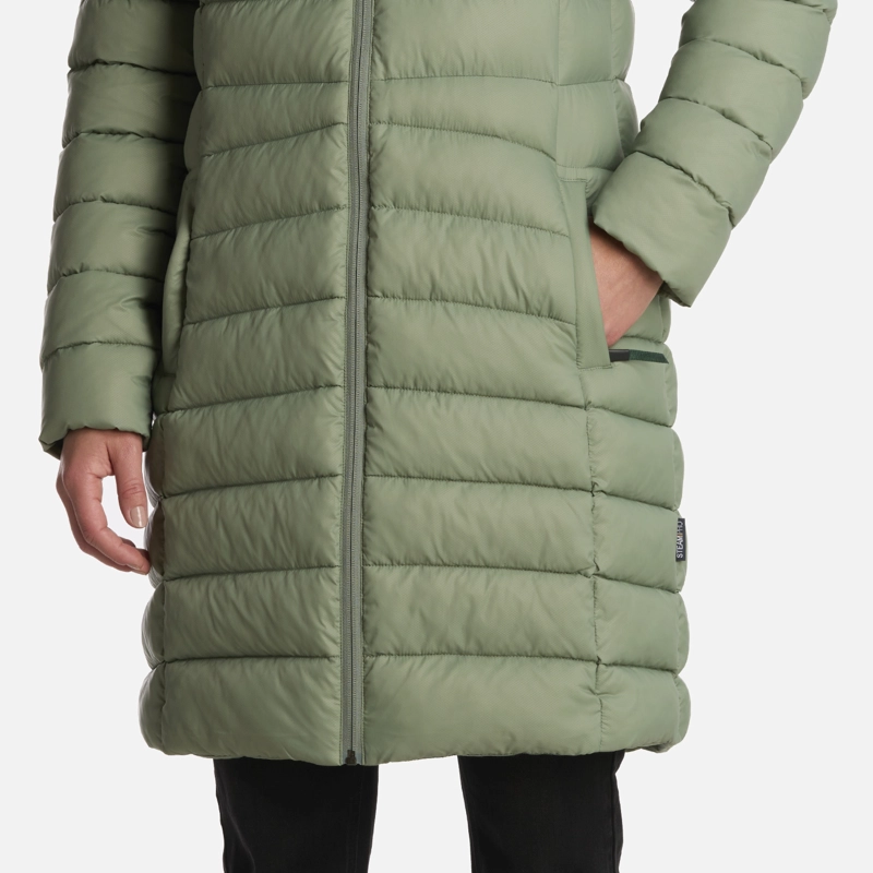 CHAQUETA MUJER WARM DAY STEAM-PRO HOODY JACKET JADE OSCURO LIPPI - 5