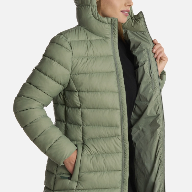 CHAQUETA MUJER WARM DAY STEAM-PRO HOODY JACKET JADE OSCURO LIPPI - 6