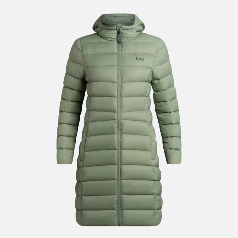 CHAQUETA MUJER WARM DAY STEAM-PRO HOODY JACKET JADE OSCURO LIPPI - 8