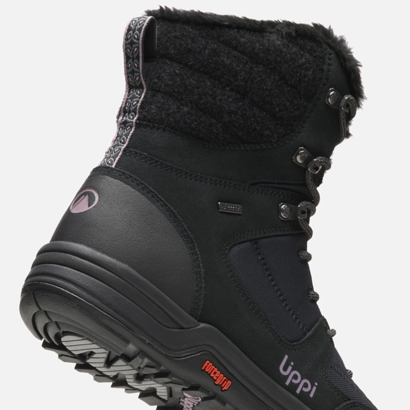 BOTA MUJER POLAR LIGHT NEGRO / MORADO LIPPI - 8