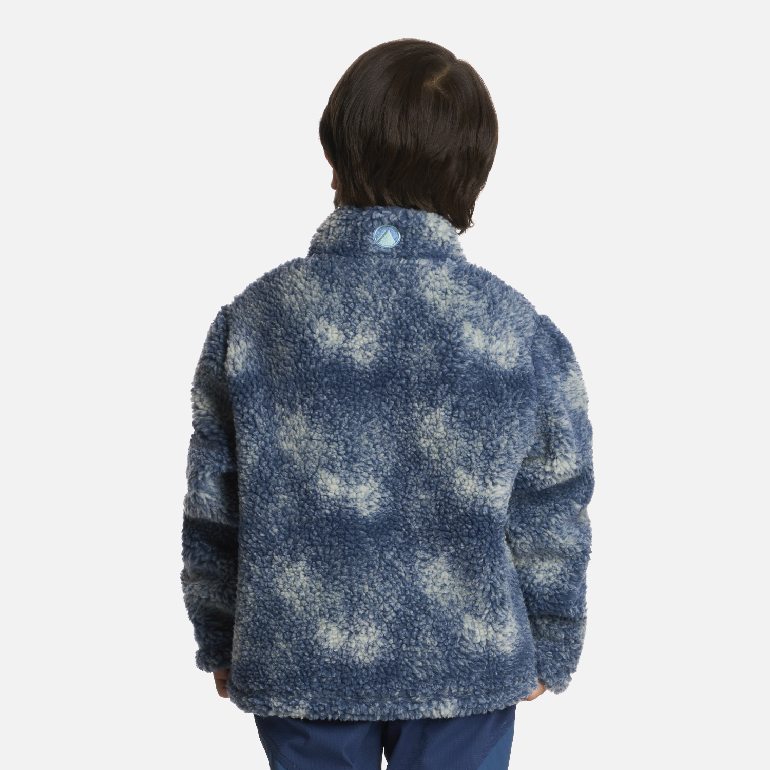 POLAR NIÑO GLACIAR SHERPA-PRO PRINT AZUL PIEDRA LIPPI I25 - 3