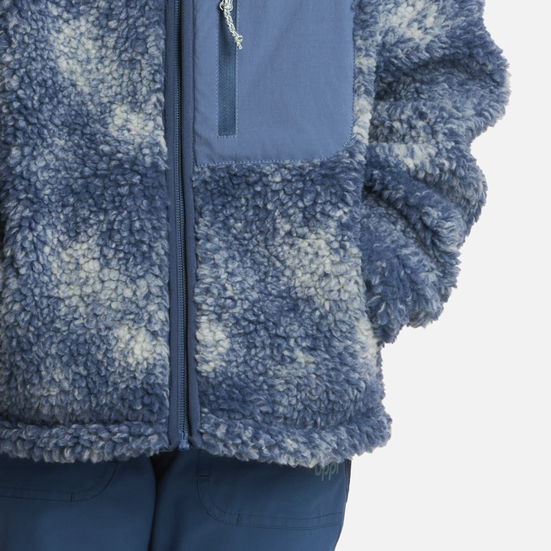 POLAR NIÑO GLACIAR SHERPA-PRO PRINT AZUL PIEDRA LIPPI I25 - 5