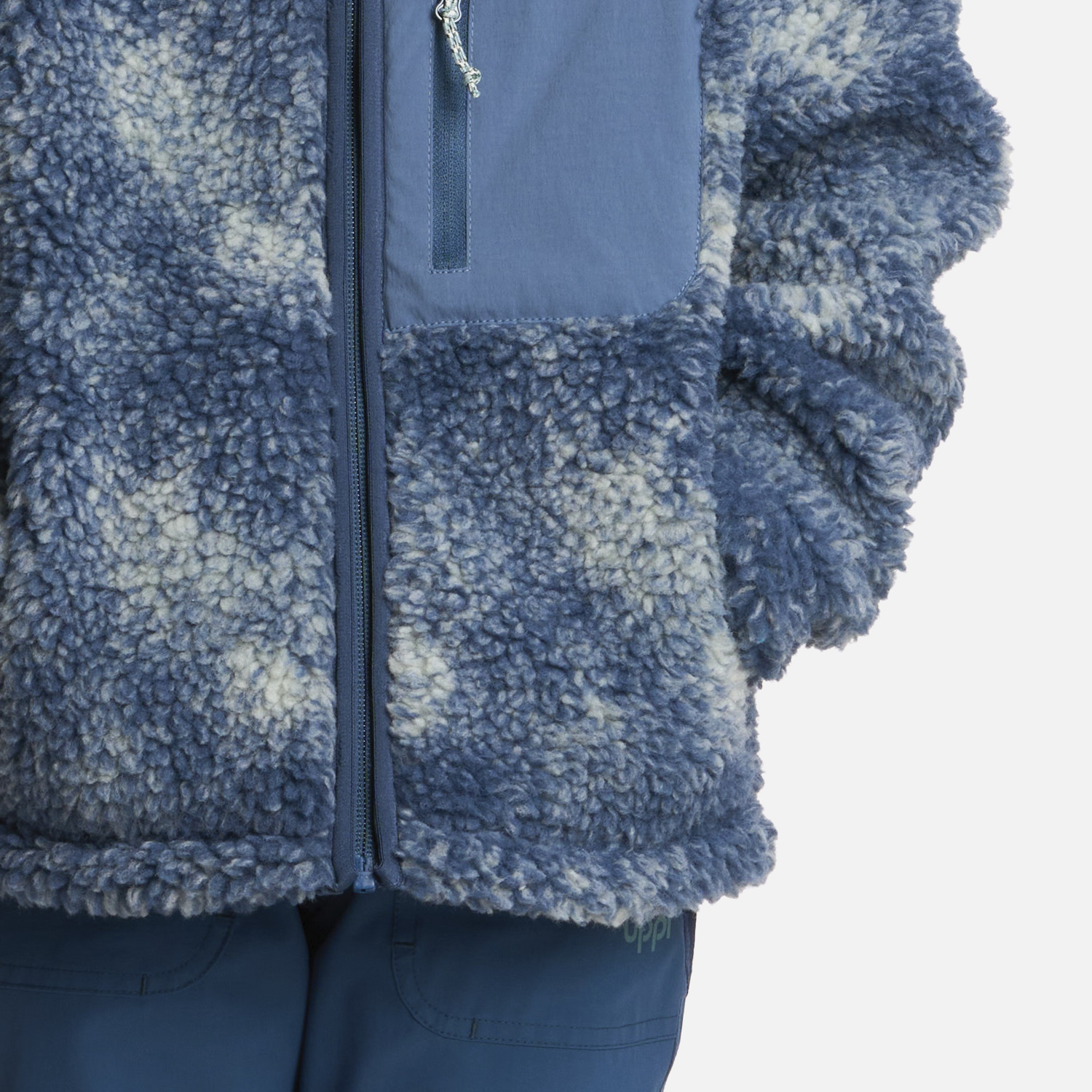 POLAR NIÑO GLACIAR SHERPA-PRO PRINT AZUL PIEDRA LIPPI I25 - 5