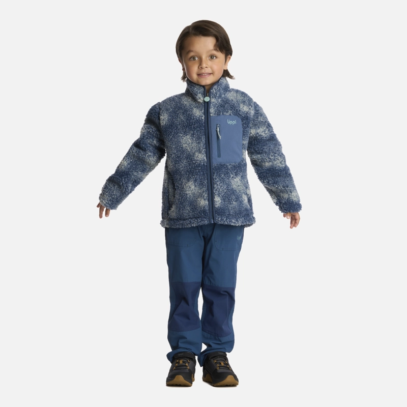 POLAR NIÑO GLACIAR SHERPA-PRO PRINT AZUL PIEDRA LIPPI I25 - 6