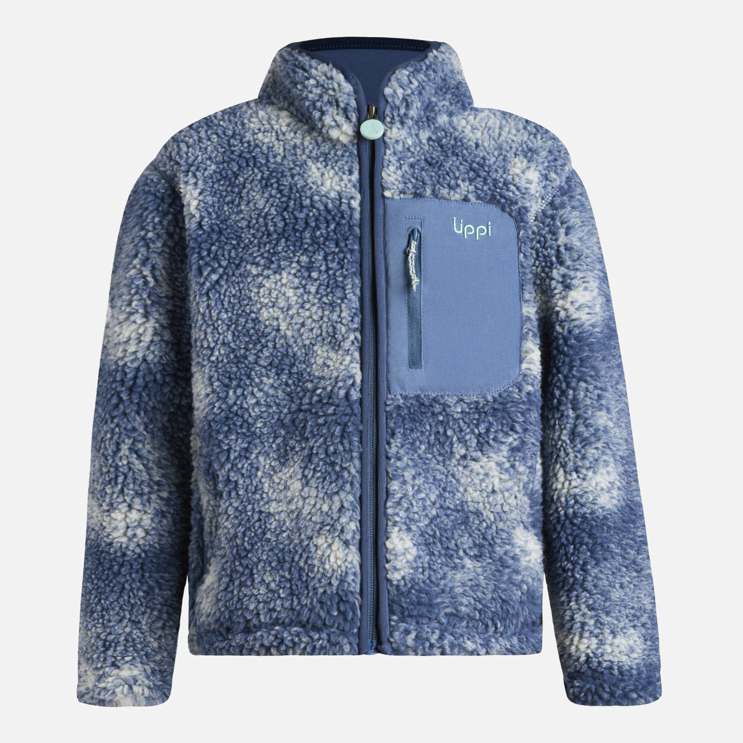 POLAR NIÑO GLACIAR SHERPA-PRO PRINT AZUL PIEDRA LIPPI I25 - 7