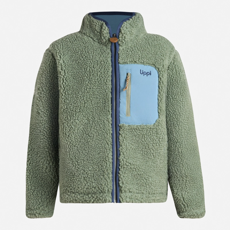 POLAR NIÑO GLACIAR SHERPA-PRO JACKET JADE OSCURO LIPPI - 7
