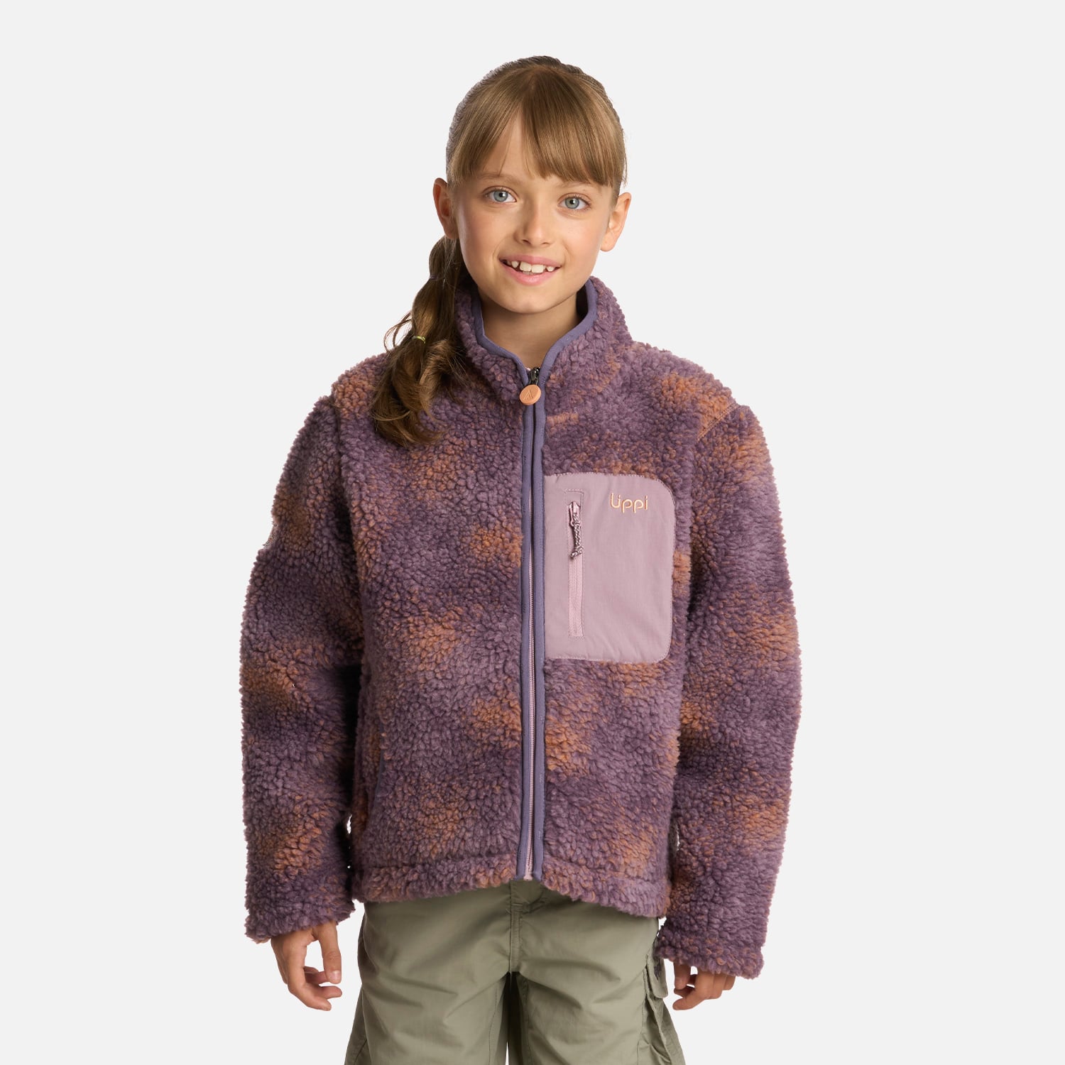 POLAR NIÑA GLACIAR SHERPA-PRO JACKET PRINT MALVA LIPPI I25 - 1