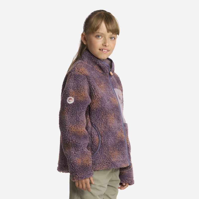 POLAR NIÑA GLACIAR SHERPA-PRO JACKET PRINT MALVA LIPPI I25 - 2