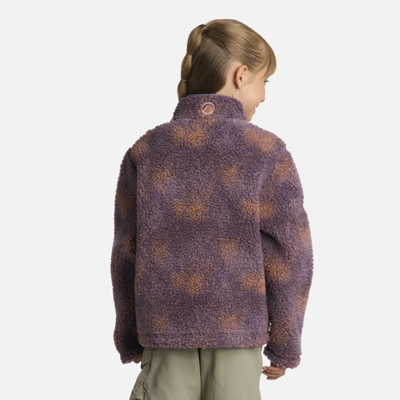 POLAR NIÑA GLACIAR SHERPA-PRO JACKET PRINT MALVA LIPPI I25 - 3
