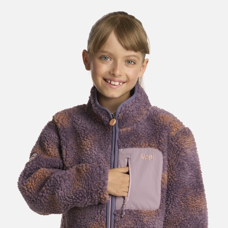POLAR NIÑA GLACIAR SHERPA-PRO JACKET PRINT MALVA LIPPI I25 - 4
