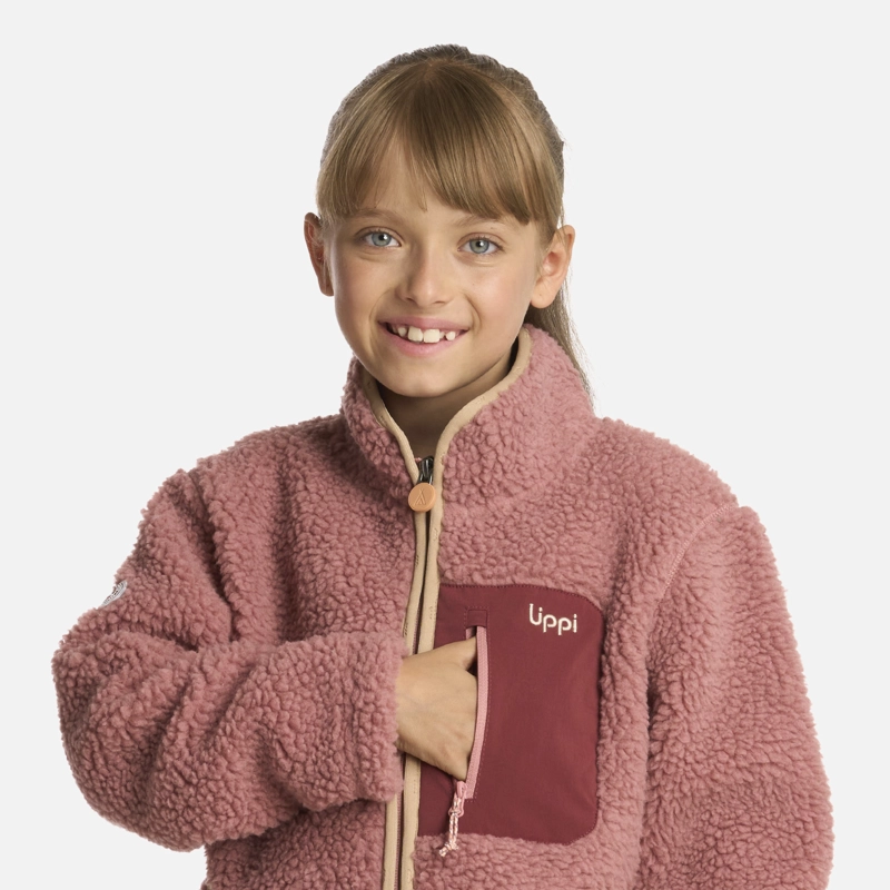 POLAR NIÑA GLACIAR SHERPA-PRO JACKET ROSA LIPPI - 4