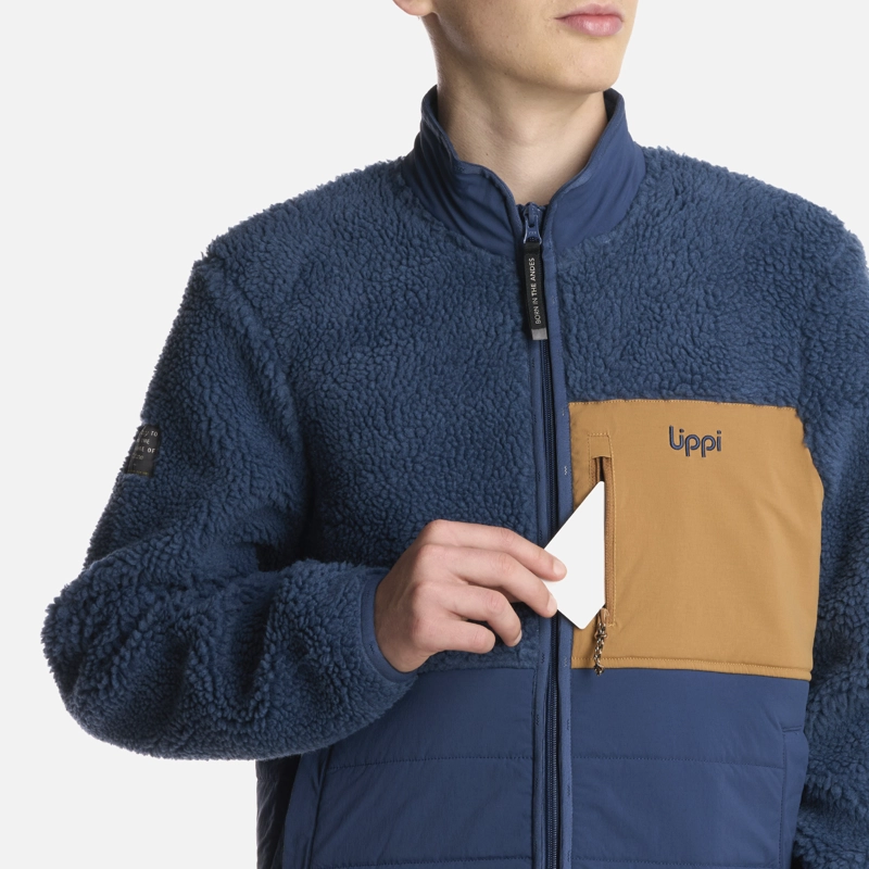 POLAR TEEN BOY GLACIAR SHERPA-PRO JACKET AZUL LIPPI - 4