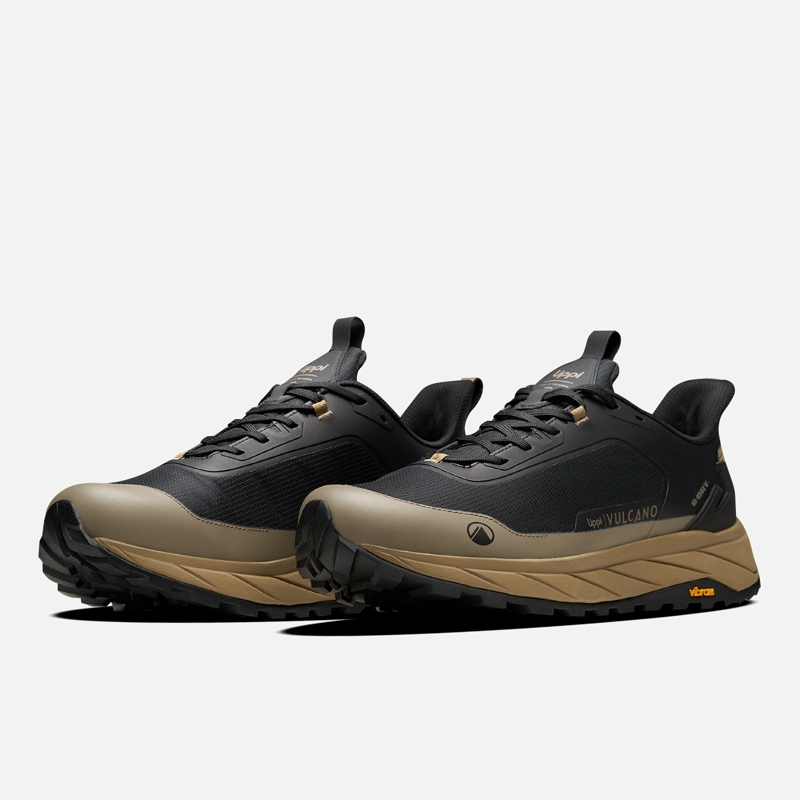ZAPATILLA HOMBRE KRONOS NEGRO / TAUPE LIPPI - 4