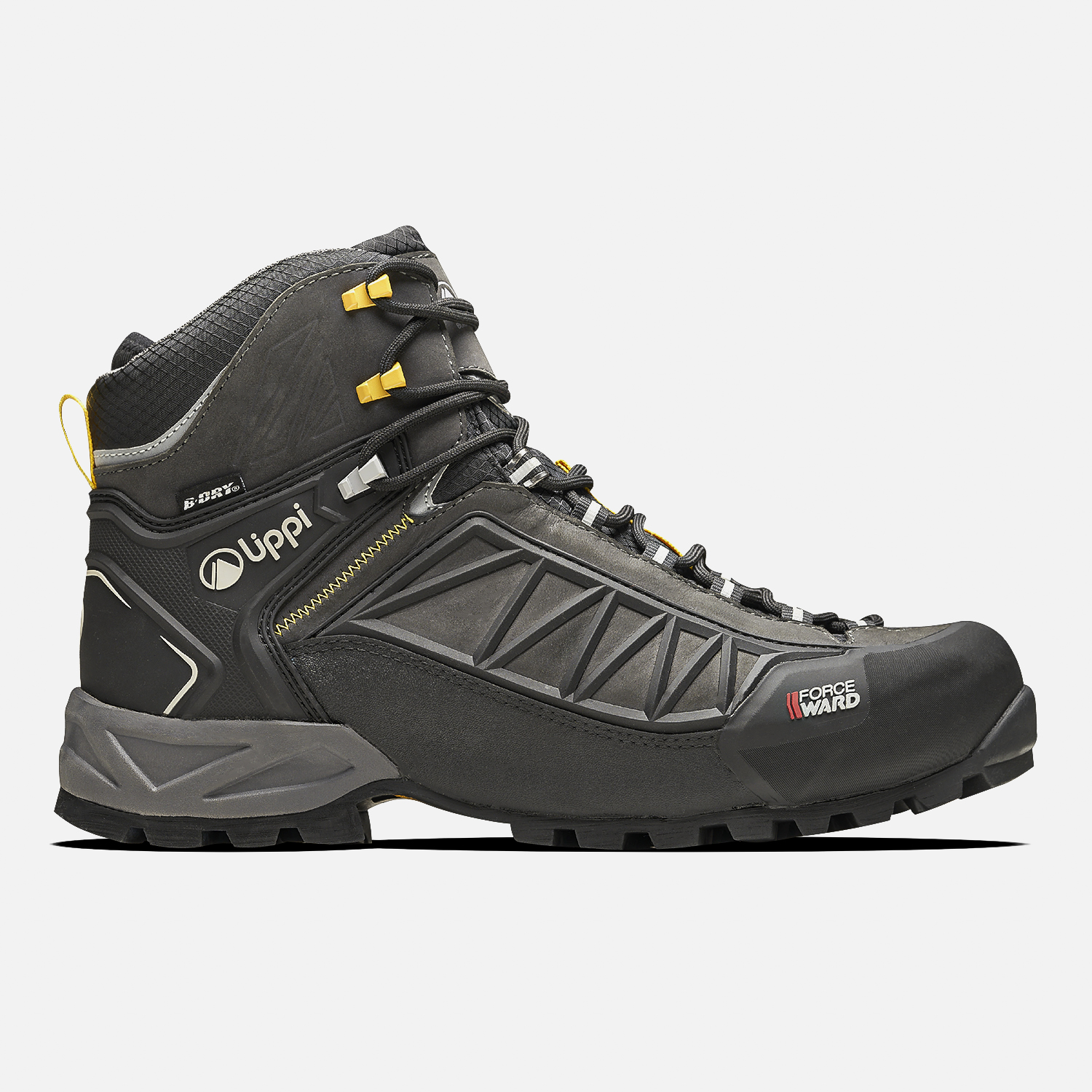 BOTIN HOMBRE BRAVO EVO GRIS OSCURO / AMARILLO LIPPI I25 - 1