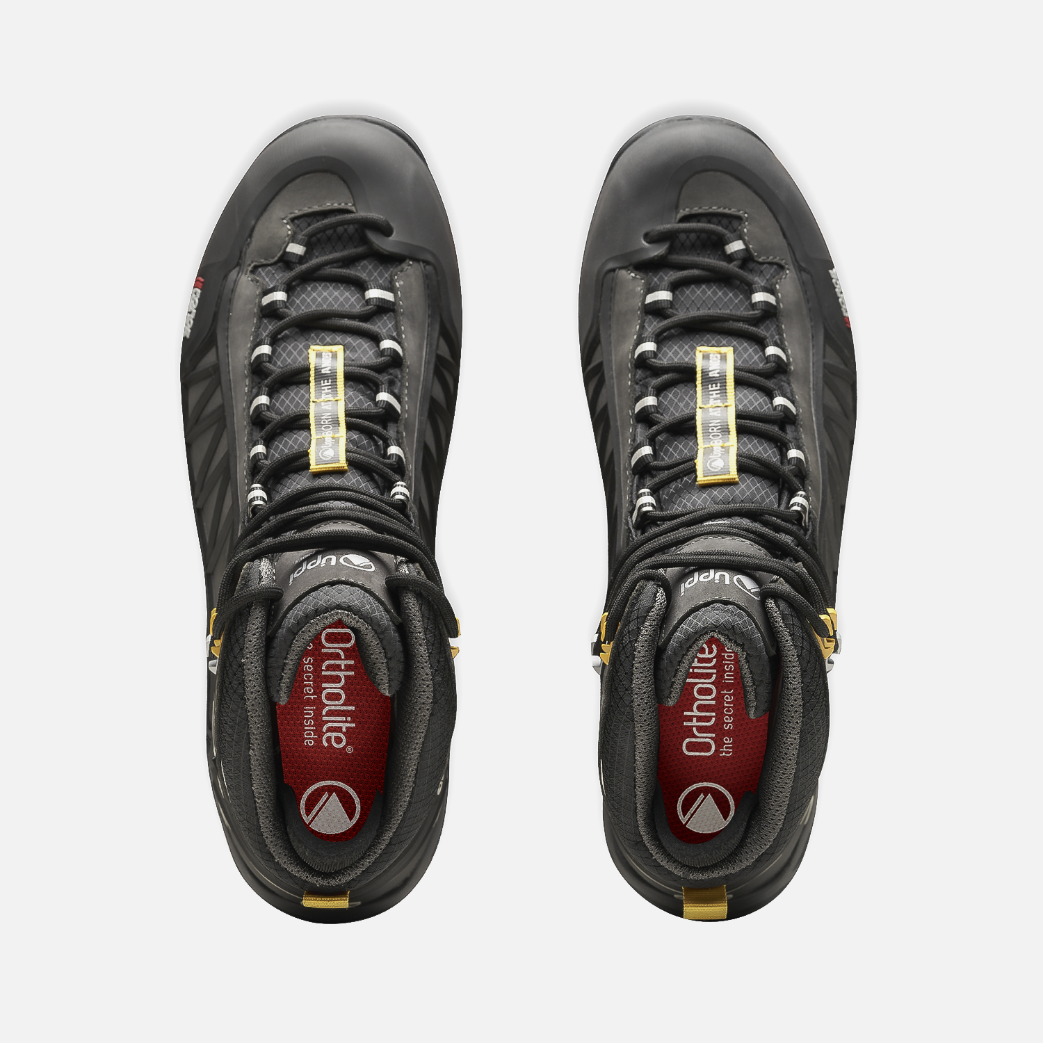 BOTIN HOMBRE BRAVO EVO GRIS OSCURO / AMARILLO LIPPI I25 - 6