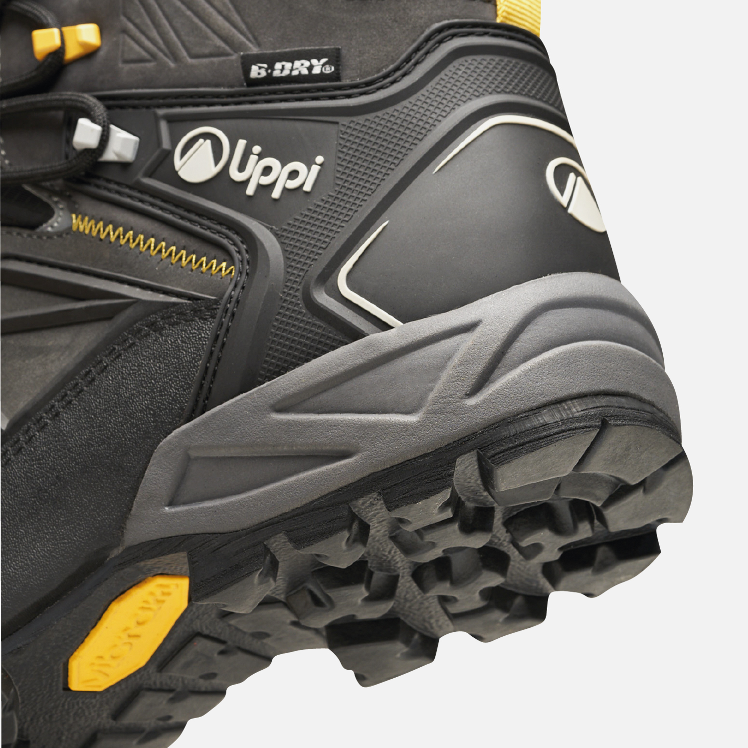 BOTIN HOMBRE BRAVO EVO GRIS OSCURO / AMARILLO LIPPI I25 - 8