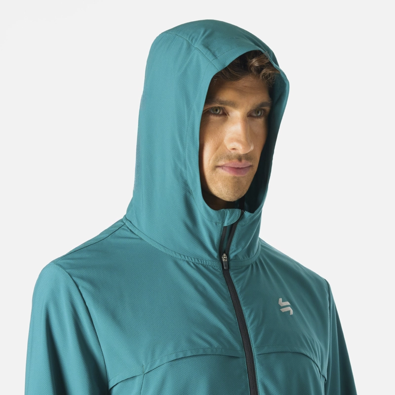CHAQUETA HOMBRE BUILT TO MOVE PRO WINDBREAKER JACKET PETROLEO VULCANO - 6
