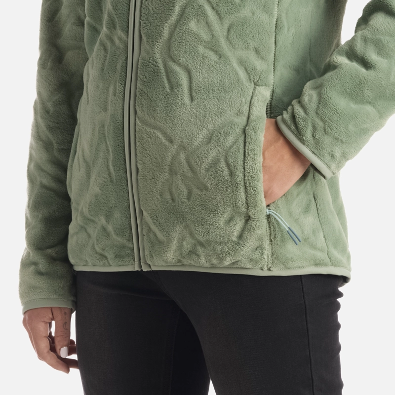 POLAR MUJER LAKESIDE THERM-PRO HOODY JACKET JADE OSCURO LIPPI - 5