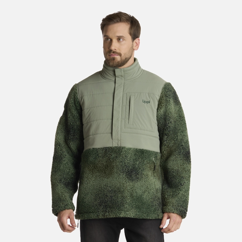 LIPPI POLAR HOMBRE GLACIAR SHERPA-PRO 14 ZIP JACKET JADE LIPPI