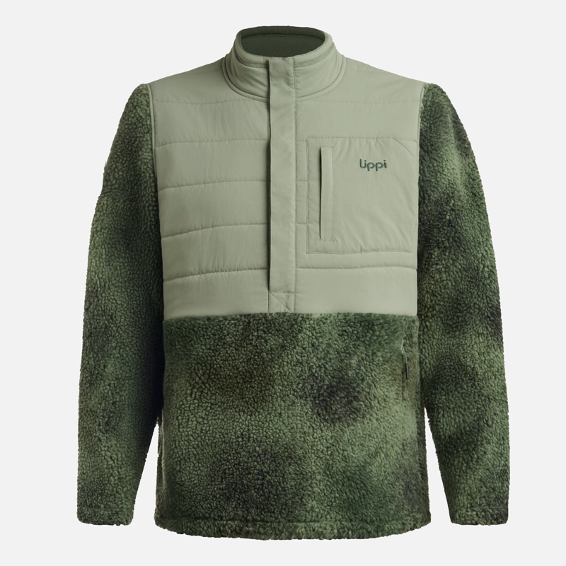 POLAR HOMBRE GLACIAR SHERPA-PRO 14 ZIP JACKET JADE LIPPI - 8