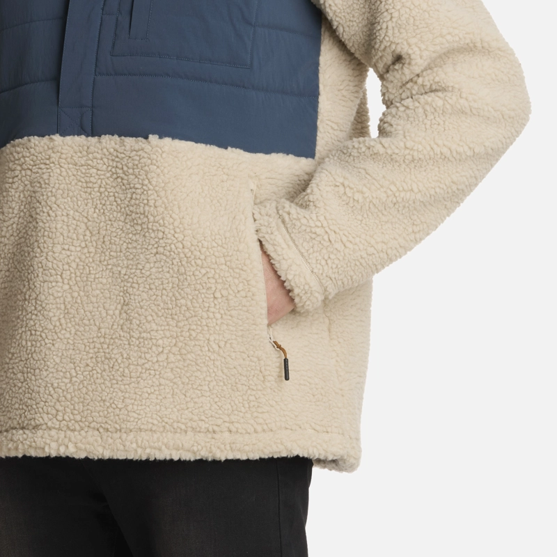 POLAR HOMBRE GLACIAR SHERPA-PRO 14 ZIP JACKET BEIGE LIPPI - 5