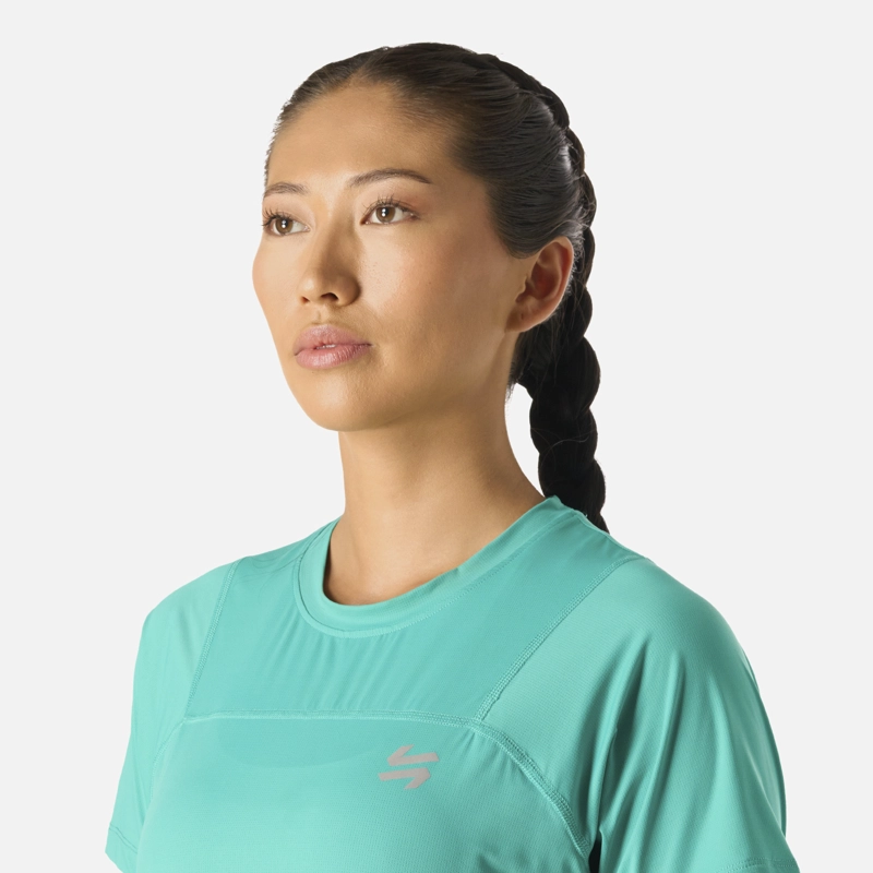 POLERA MUJER BUILT TO MOVE T-SHIRT TURQUESA VULCANO - 5